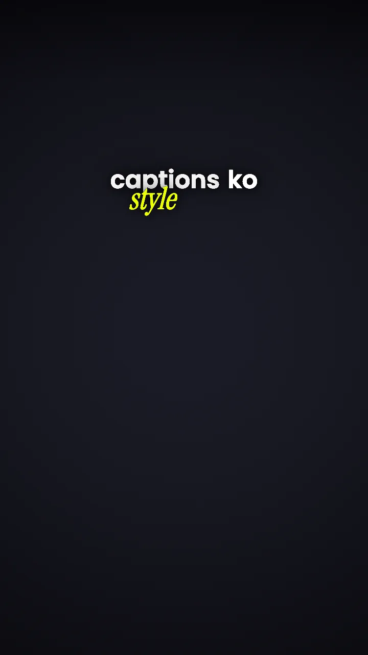 A Hinglish caption rendered high in the frame at face height, the placement that covers a speaker face in talking-head video