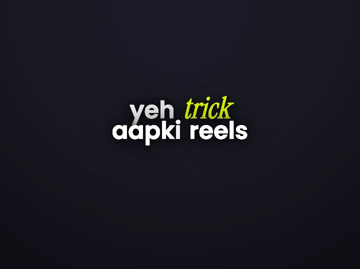 A Hinglish caption in Roman script rendered by Headroom with the current word emphasized